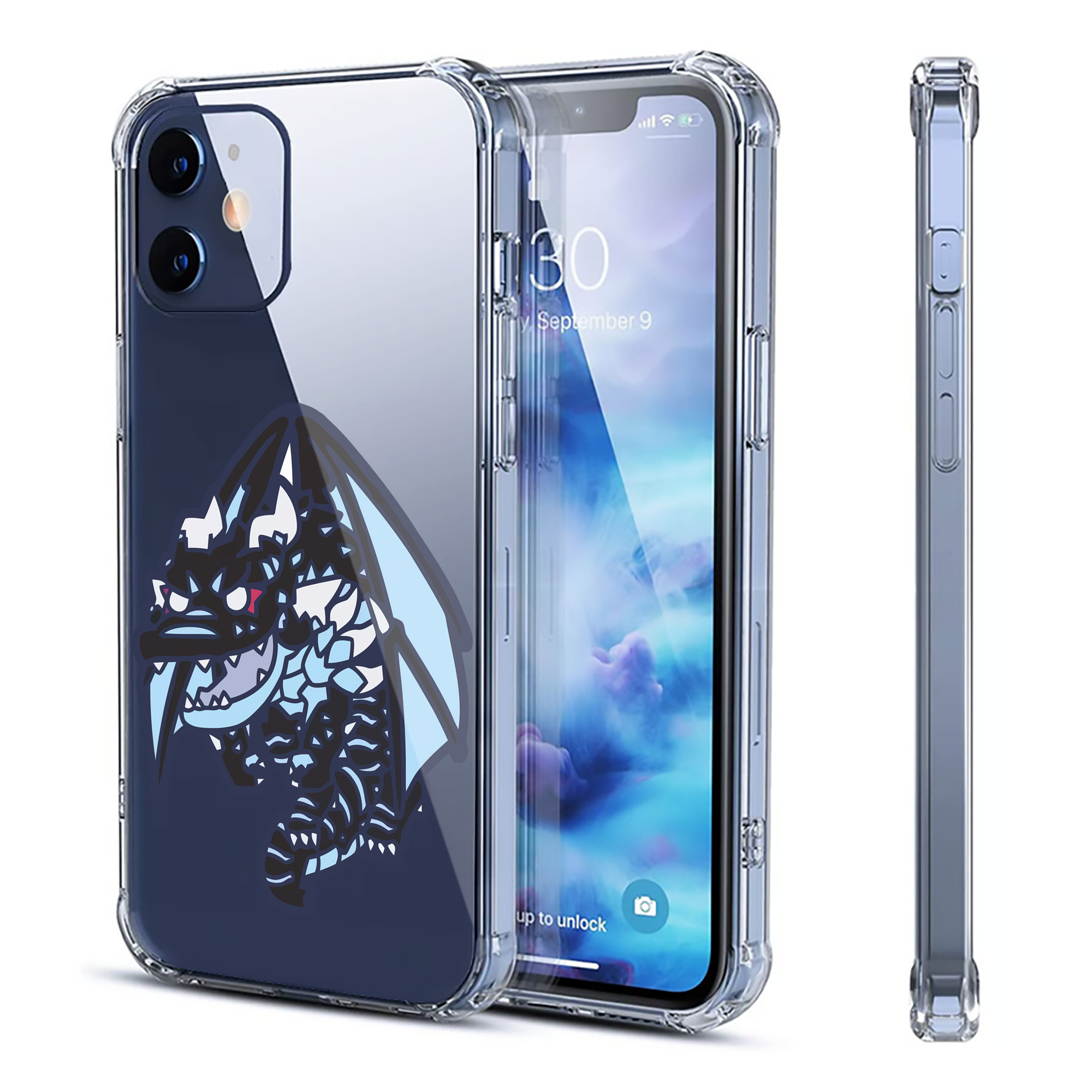 （画像用） 転スラ Regarding Reincarnated to Slime 【iPhone 12シリーズ対応】透明スマホケース（クリアソフトケース）